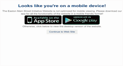 Desktop Screenshot of eastonmainstreet.org